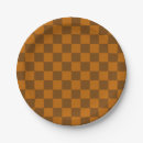 Search for brown gingham paper plates Pattern