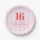 Search for 16th birthday plates Elegant