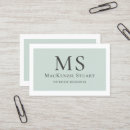 Search for monogram standard business cards Logo