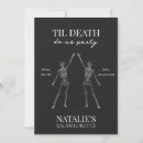 Search for til death do us party invitations Gothic