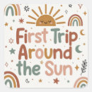 Search for first birthday stickers One year old