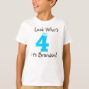 Search for age 4 tshirts 4th birthday