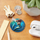 Search for mermaids rounded key rings Girl
