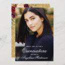 Search for gold glitter quinceanera invitations Elegant