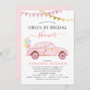 Search for drive through party invitations Bride