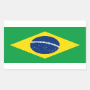 Search for brazilian american stickers Flag of brazil