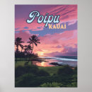Search for vintage tropical palm tree posters art Aloha