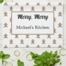 Search for gingerbread man tea towels Cute