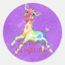 Search for cartoon giraffe stickers Wildlife