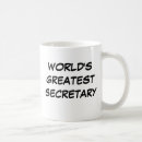 Search for best secretary mugs World's greatest