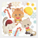 Search for winter cat stickers Kittens