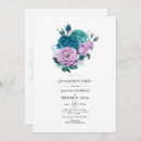 Search for turquoise engagement party invitations Floral