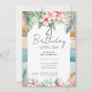 Search for tropical 21st birthday invitations Summer