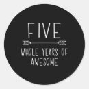 Search for 5 birthday stickers Boy