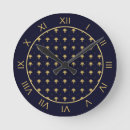 Search for navy blue gold clocks Sophisticated