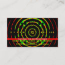 Search for psychedelic business cards Green