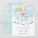 Search for sky blue invitations We can bearly wait