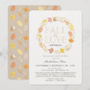 Search for autumn wreath invitations Elegant