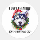 Search for i love huskies stickers Dog