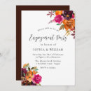 Search for autumn engagement party invitations Fall