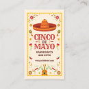 Search for mexican business cards Cinco de mayo