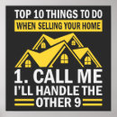 Search for estate agents posters Real estate agent