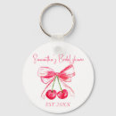 Search for cute cherry key rings Watercolor