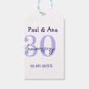 Search for anniversary gift tags Happy 30th anniversary