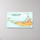 Search for massachusetts map canvas prints Nantucket