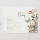 Search for green bear invitations Digital download