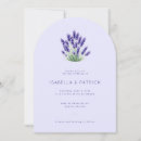 Search for lavender bouquet wedding invitations Elegant
