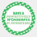 Search for dog st patricks day stickers Green
