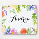 Search for watercolor mousepads Floral