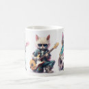 Search for cat guitar mugs Cute