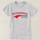 Search for extrovert tshirts Psychology