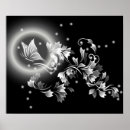 Search for white and black butterfly posters Floral