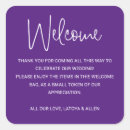 Search for welcome bags stickers Out of town guests