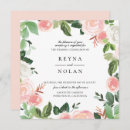 Search for petals wedding invitations Blush