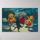 Search for vintage halloween cat posters Witch