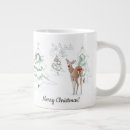 Search for snowy forest mugs Deer
