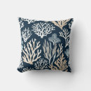 Search for navy blue and coral cushions Pattern
