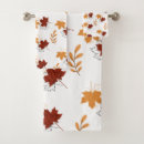 Search for thanksgiving bath towels Maple leaves