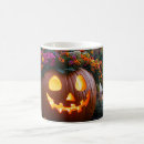 Search for carved pumpkin mugs Jack o lantern