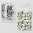Search for pine cone christmas cards Script typography