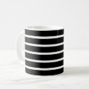 Search for black white stripes mugs Girly
