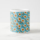 Search for yellow and white pattern mugs Cute