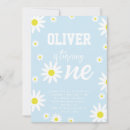 Search for blue daisy invitations Watercolor