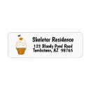 Search for cute skull return address labels Halloween