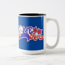 Search for blue run mugs Red white and blue