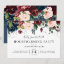 Search for floral housewarming party invitations We have moved